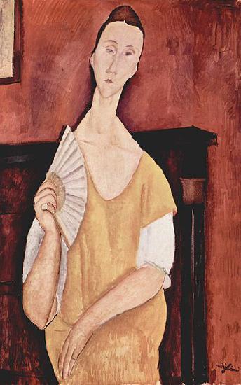 Amedeo Modigliani Woman with a Fan